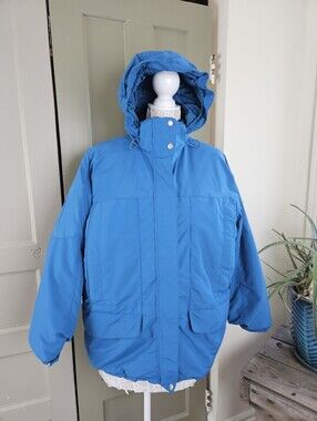 LL Bean Primaloft Blue Insulated Ski Jacket Winter Coat Women's 1x